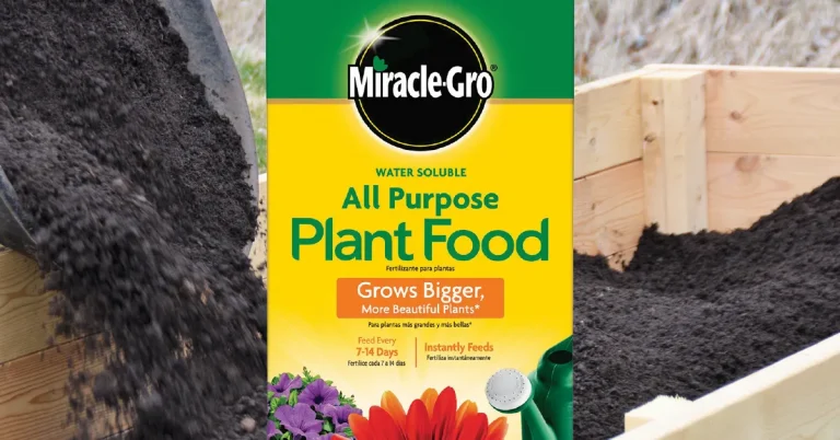 MiracleGro plant food performance max ad